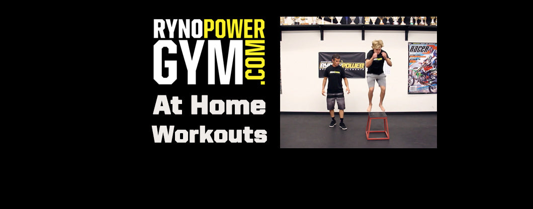 Ryno Power Gym At Home Workouts with Ryan Hughes! BOX HOP