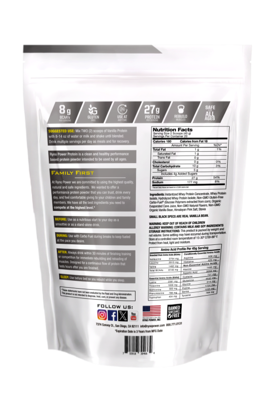 PROTEIN Premium Whey Vanilla Powder
