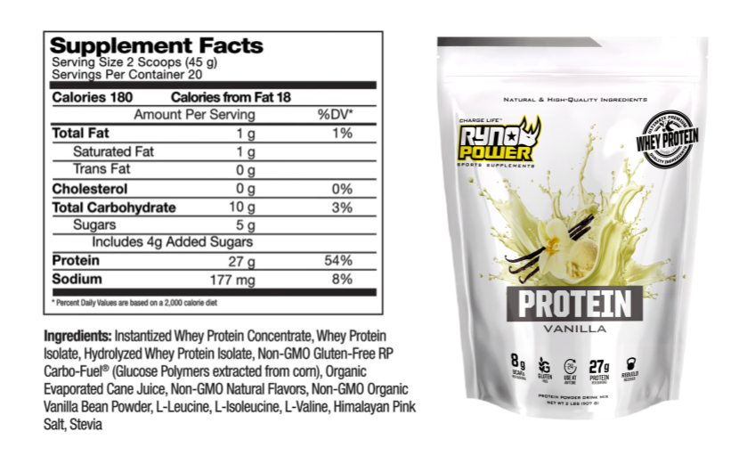 PROTEIN Premium Whey Vanilla Powder
